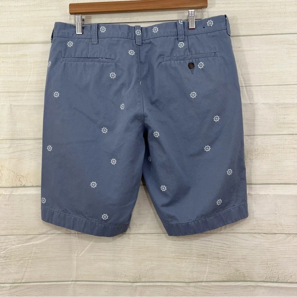 J.Crew Rivington Blue Nautical Chino Shorts